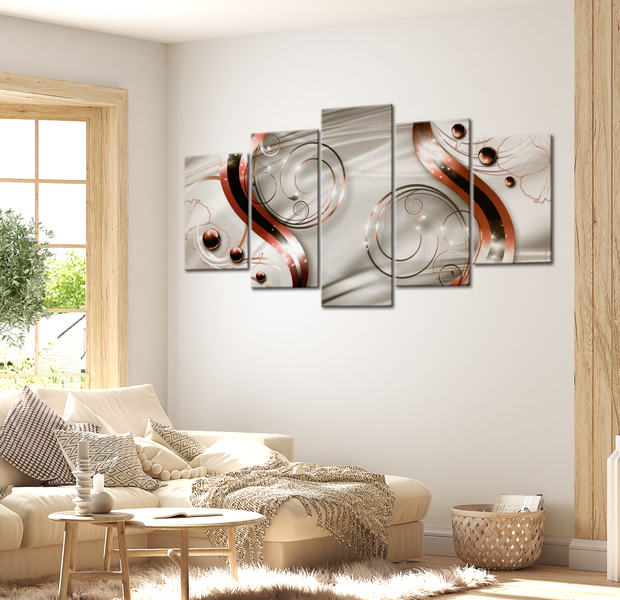 Glam Canvas Wall Art - Sophisticated Shine - 5 Pieces