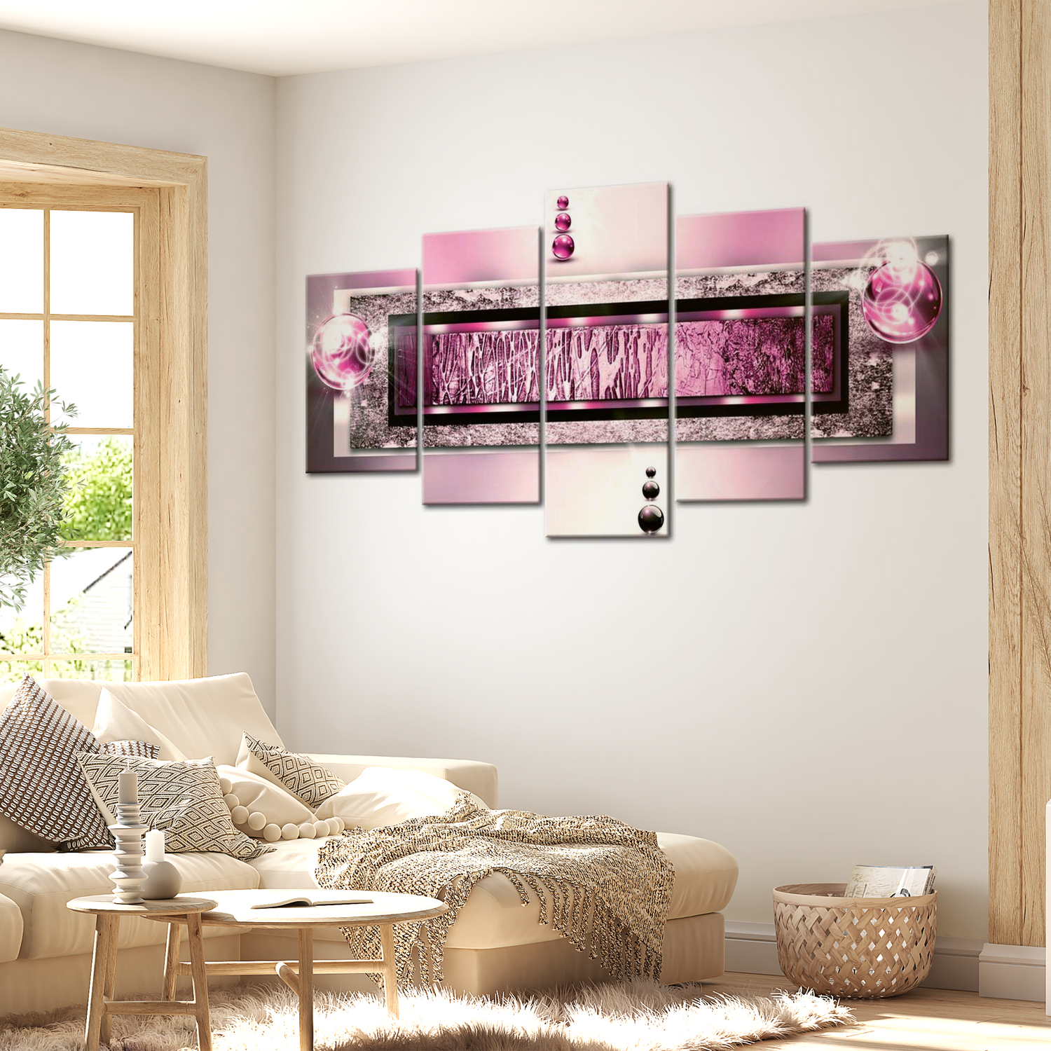 Stretched Canvas Glamour Art - Cyclamen Dream 40"Wx20"H