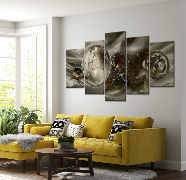 Glam Canvas Wall Art - Stellar Navigation - 5 Pieces