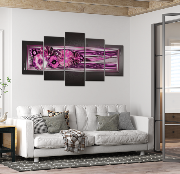 Glam Canvas Wall Art - Timeless Waves - 5 Pieces