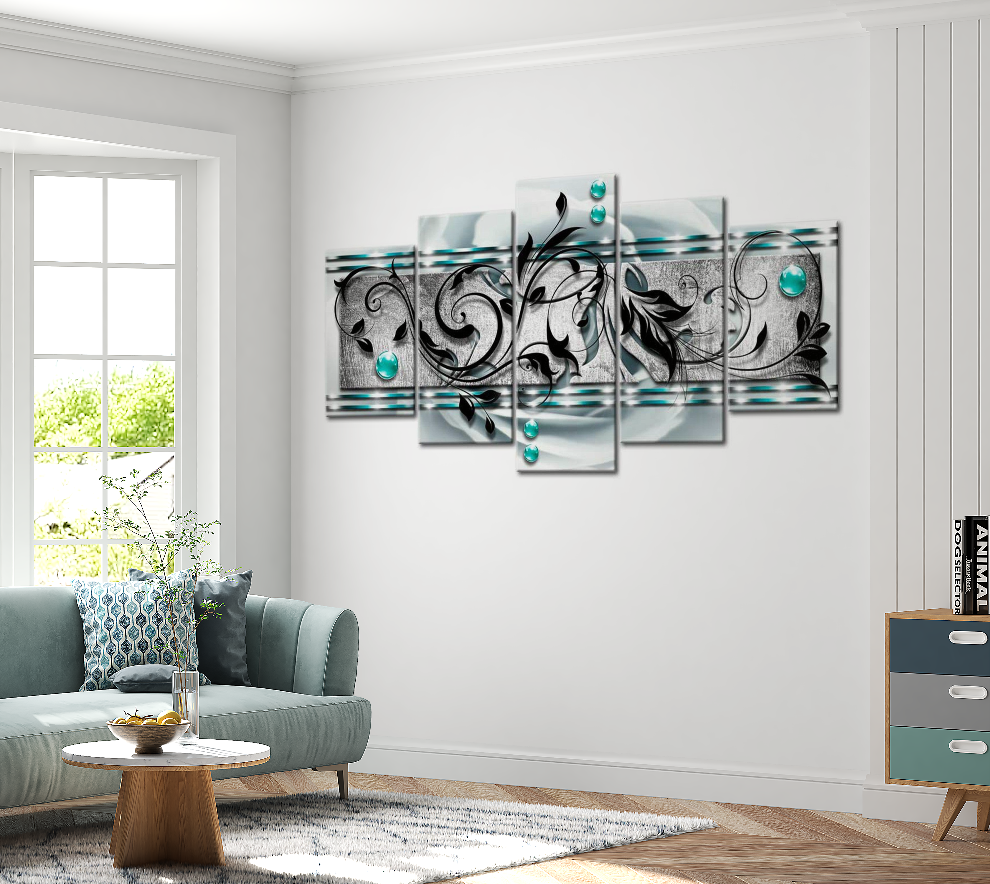 Glam Canvas Wall Art - Vintage Vogue - 5 Pieces