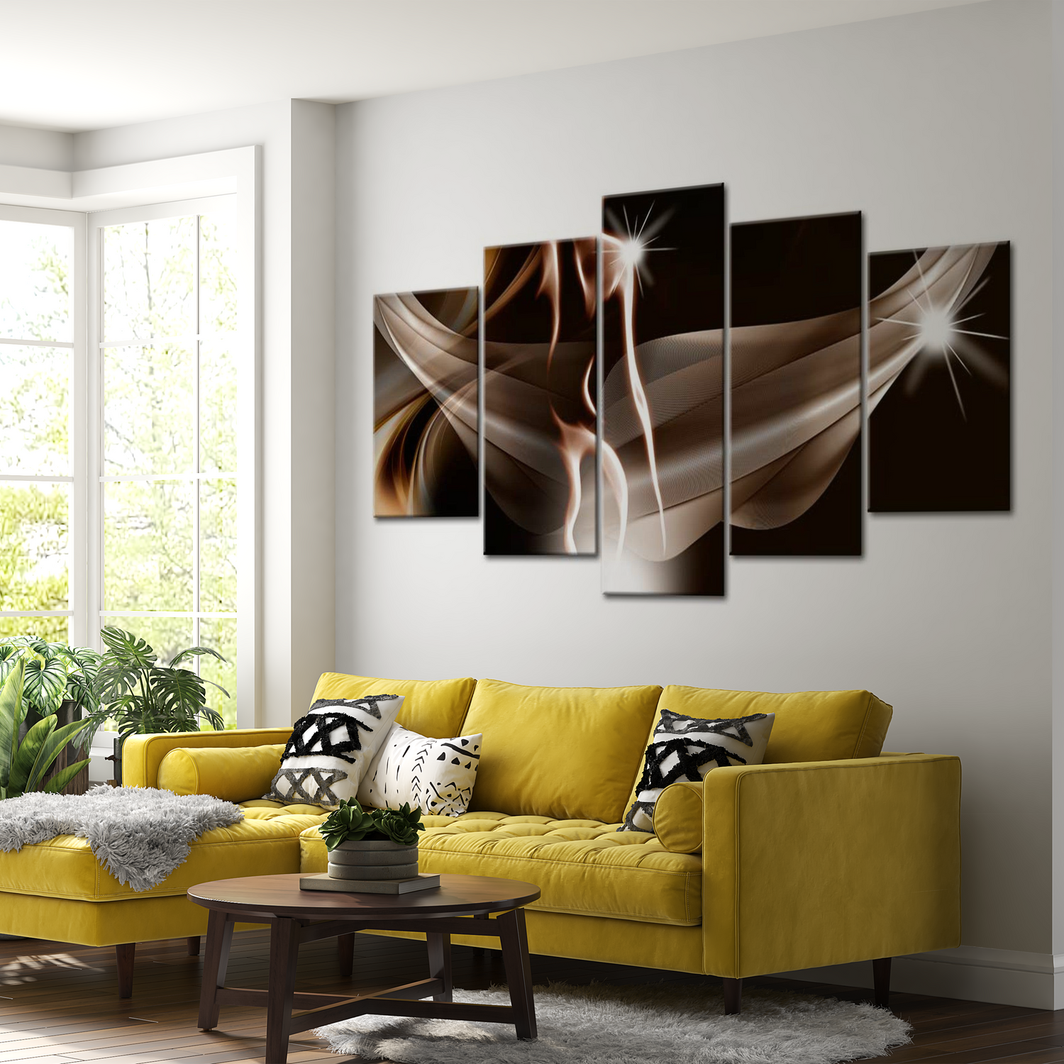 Stretched Canvas Glamour Art - Wave Of Sensuality 40"Wx20"H