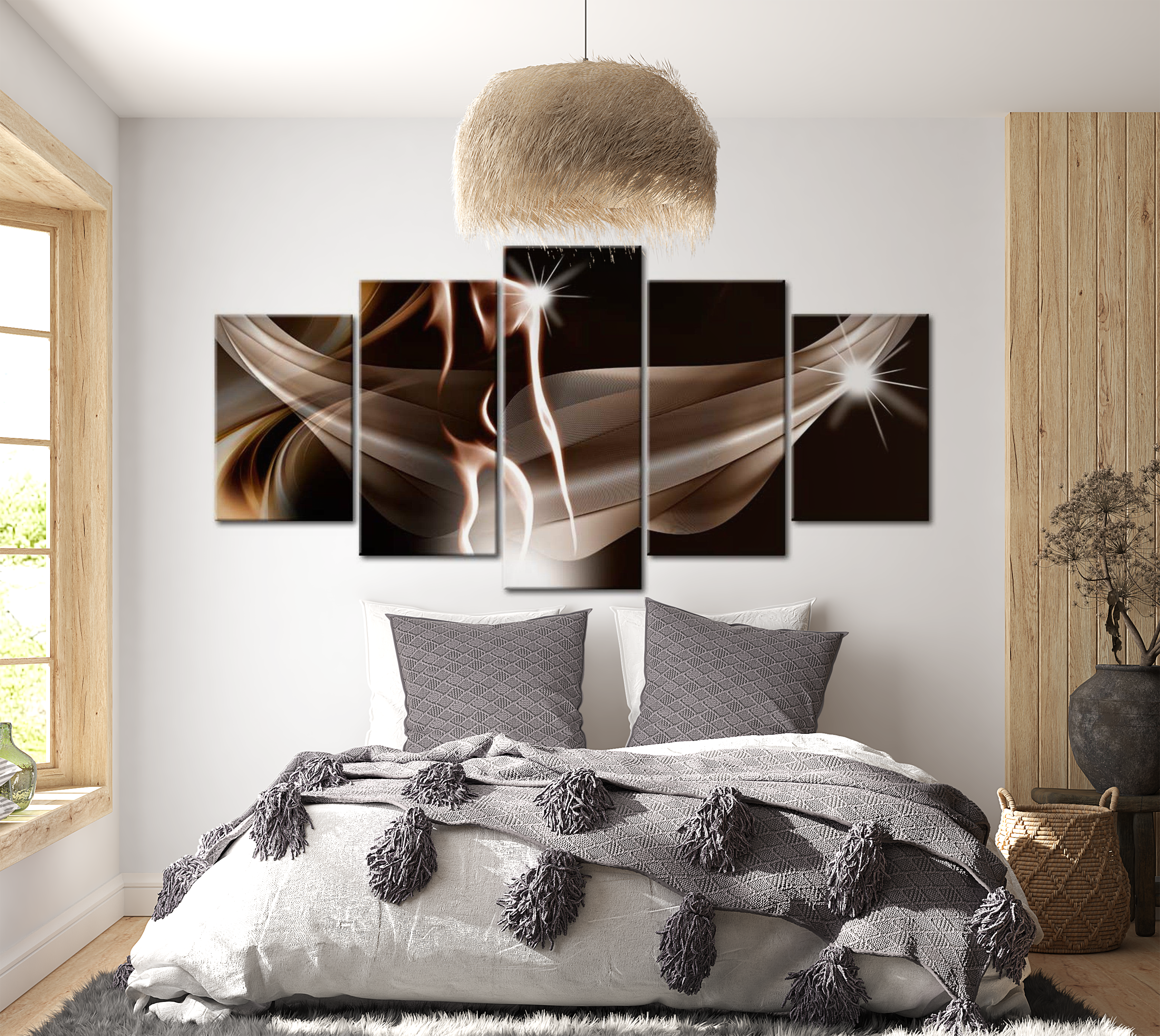 Stretched Canvas Glamour Art - Wave Of Sensuality 40"Wx20"H