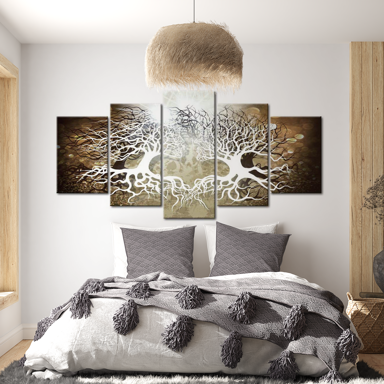 Stretched Canvas Glamour Art - Thorny Kiss 40"Wx20"H