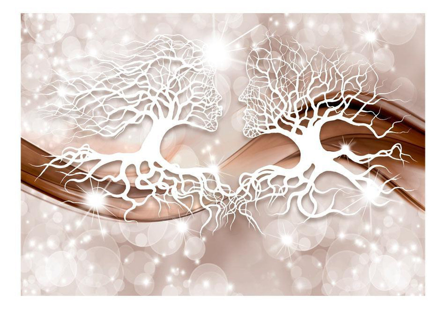 Wall mural - Structure of Love-TipTopHomeDecor