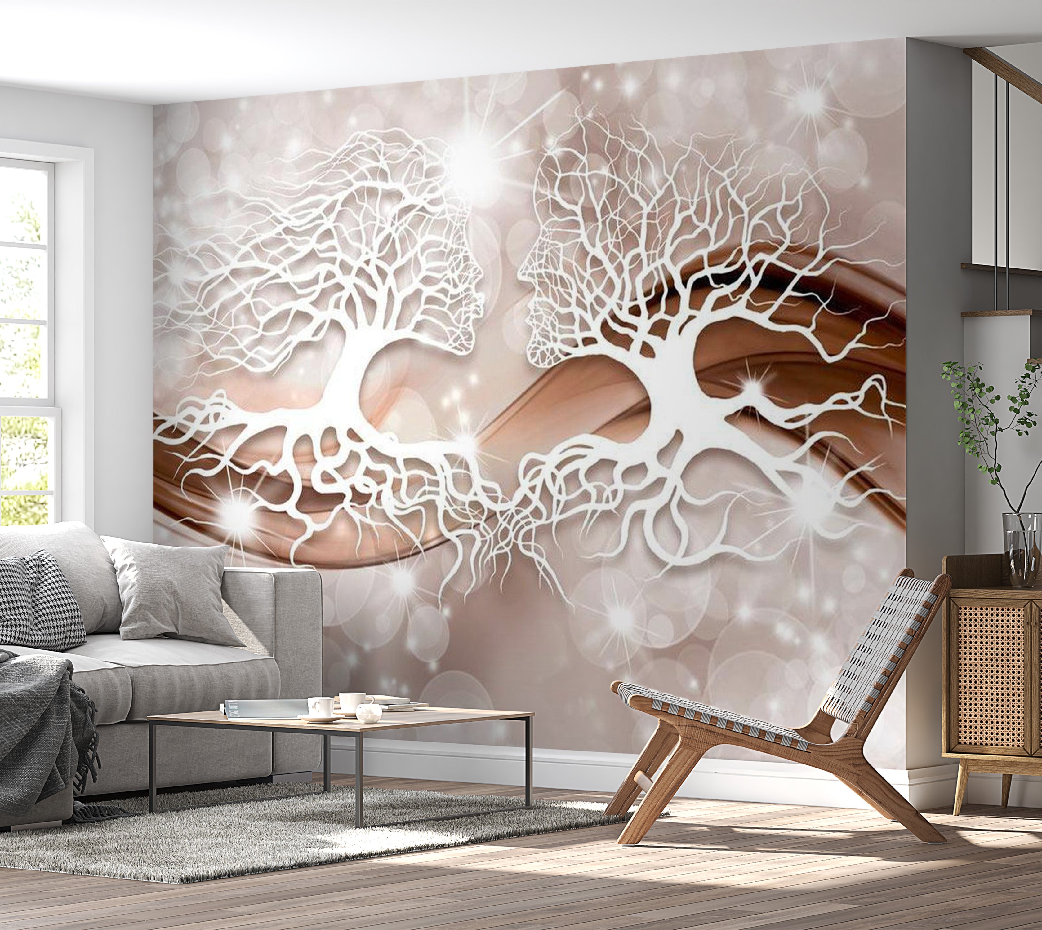 Glam Wallpaper Wall Mural - Structure Of Love 39"Wx27"H