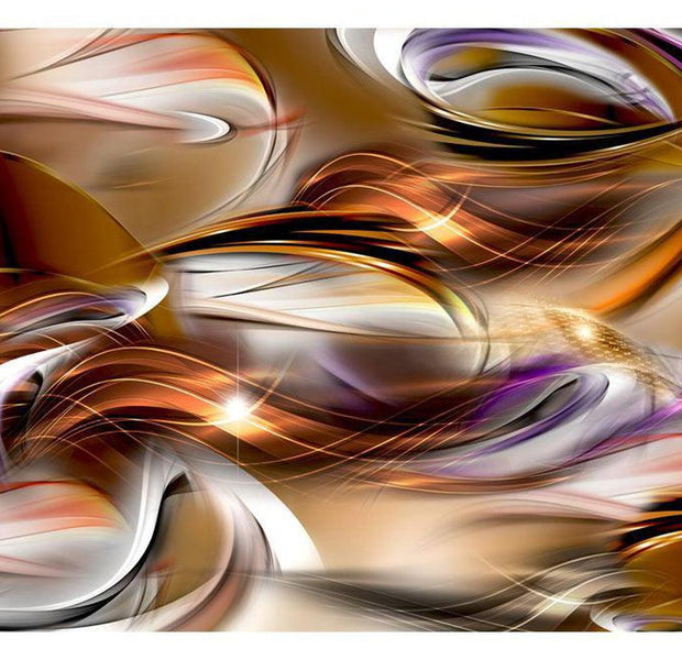 Glam Wallpaper Wall Mural - Amber Sea