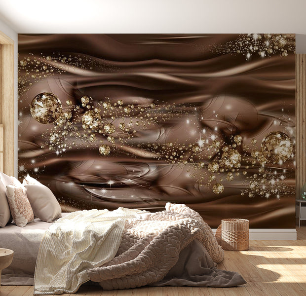 Glam Wallpaper Wall Mural - Chocolate River 39"Wx27"H