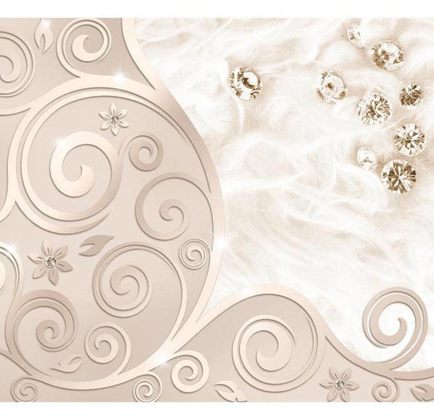 Glam Wallpaper Wall Mural - Diamond Power