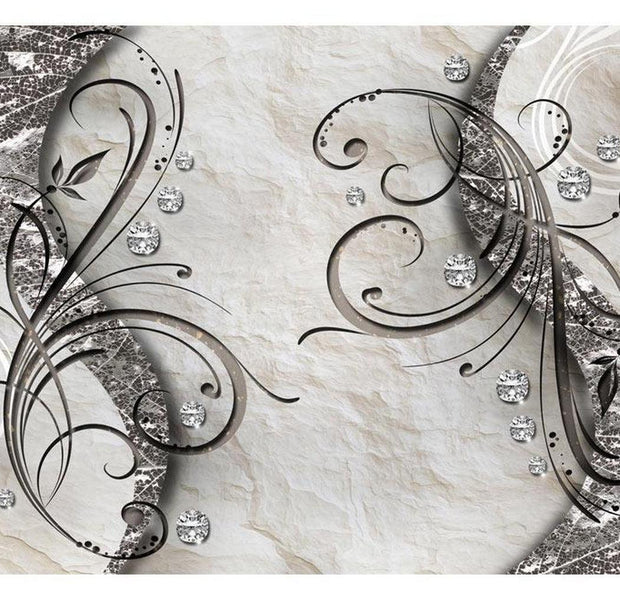 Glam Wallpaper Wall Mural - Diamond Trail