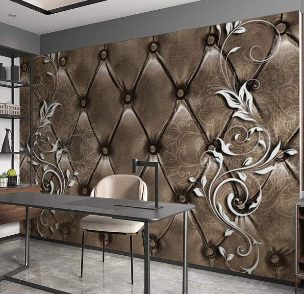 Glam Wallpaper Wall Mural - Dignified Design 39"Wx27"H