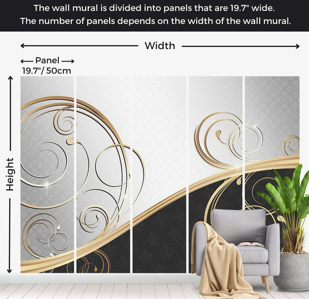 Glam Wallpaper Wall Mural - Dual Nature