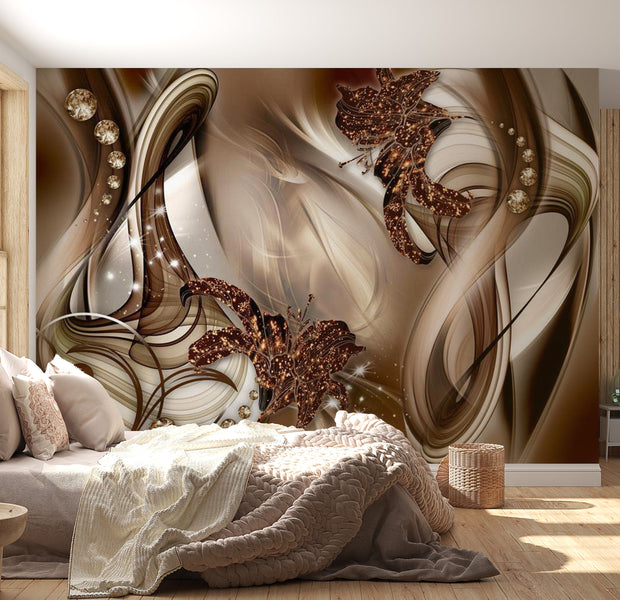 Glam Wallpaper Wall Mural - Eccentric Composition 39"Wx27"H