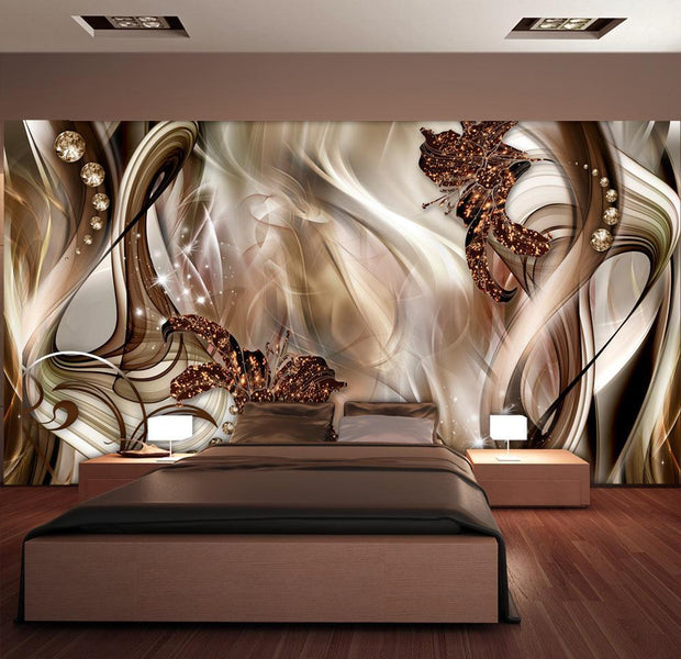Glam Wallpaper Wall Mural  - Eccentric Composition