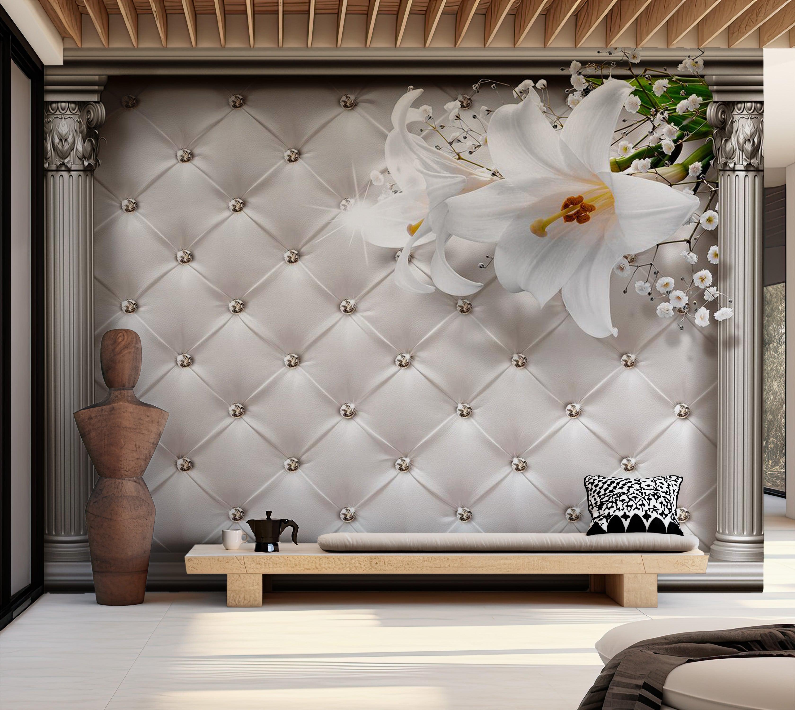 Glam Wallpaper Wall Mural - Elegant Combination