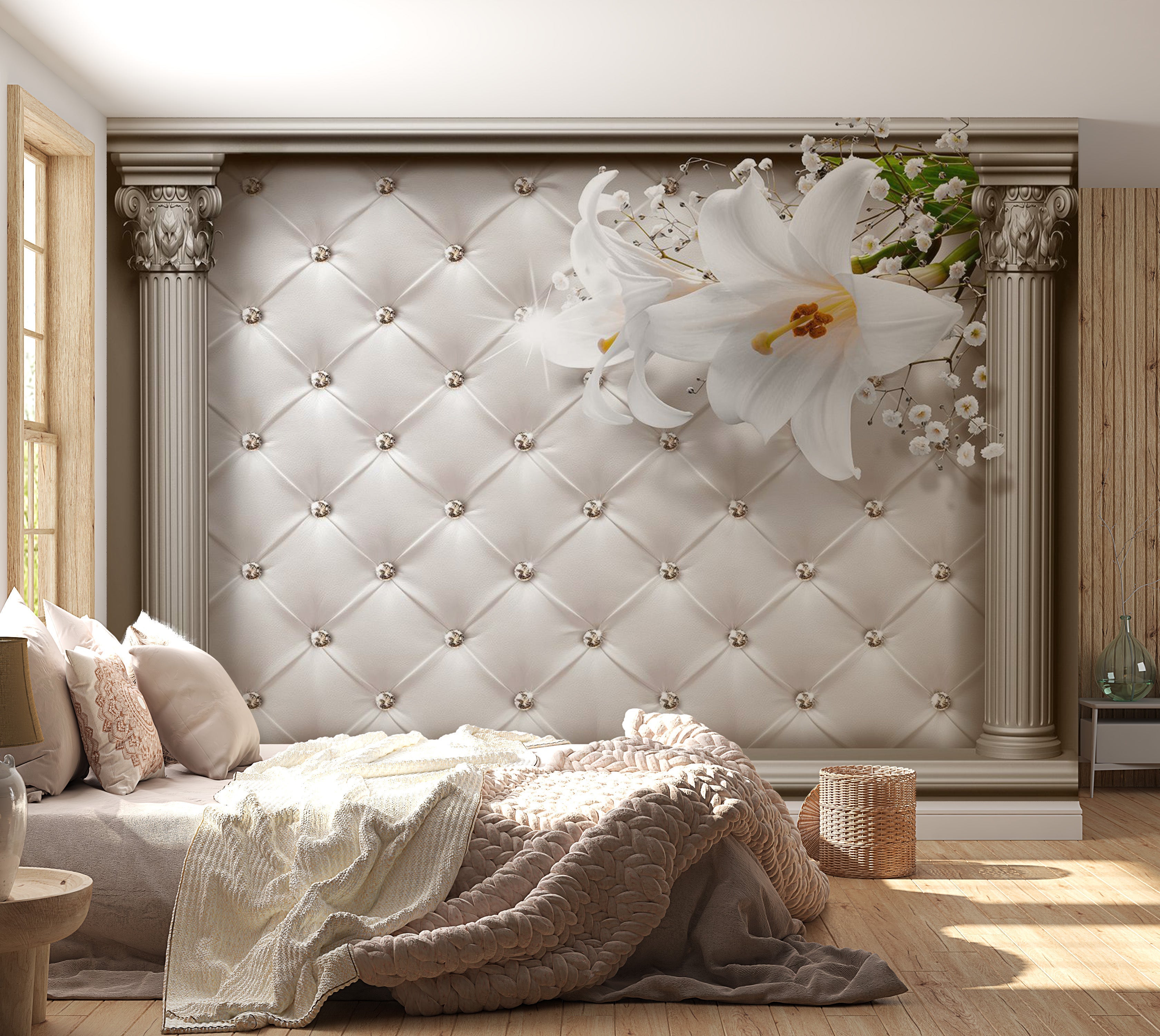 Glam Wallpaper Wall Mural - Columnar Stage 39"Wx27"H