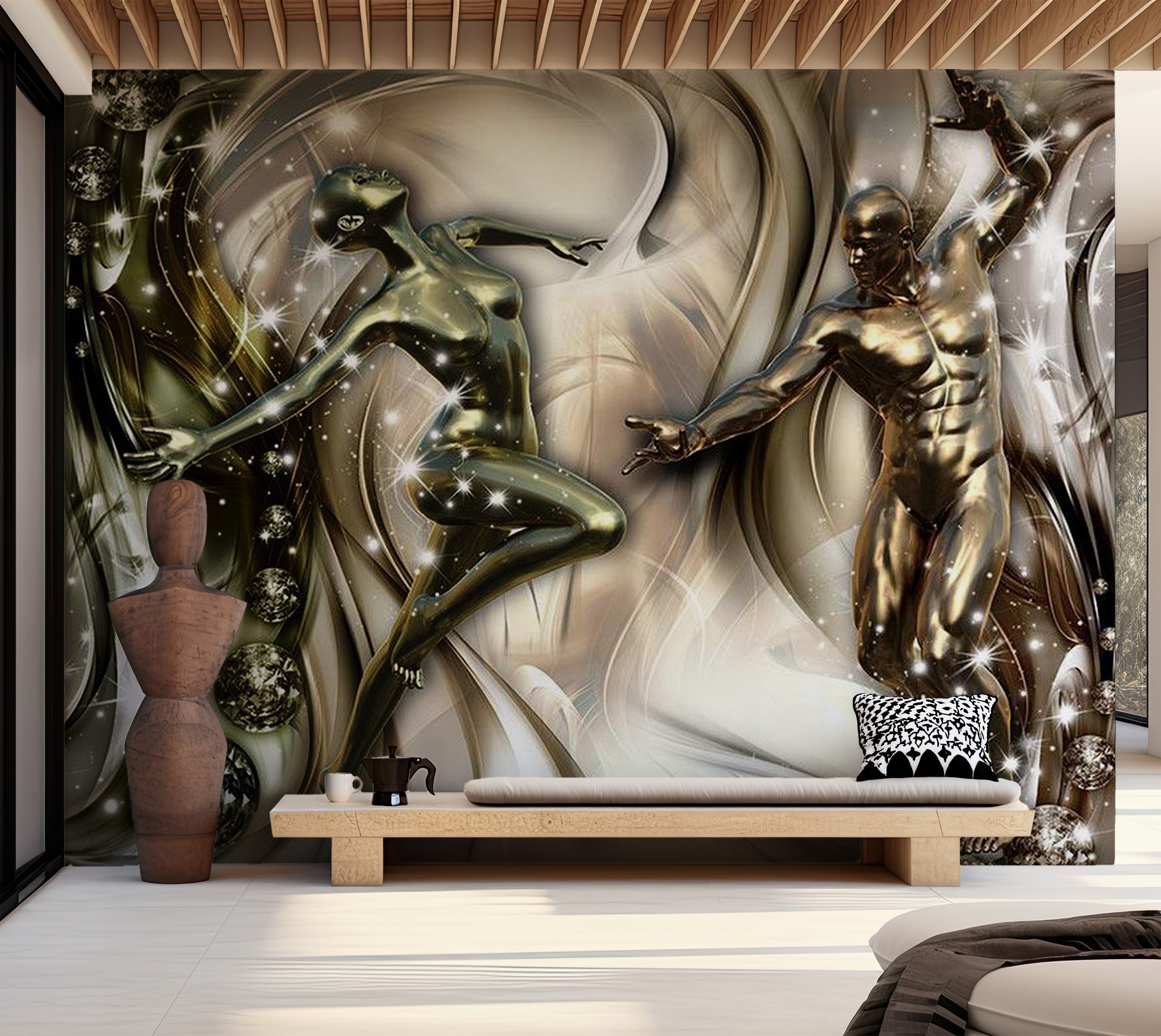 Glam Wallpaper Wall Mural - Energy Of Passion 39"Wx27"H