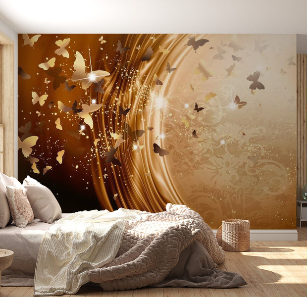 Glam Wallpaper Wall Mural - Golden Path 39"Wx27"H