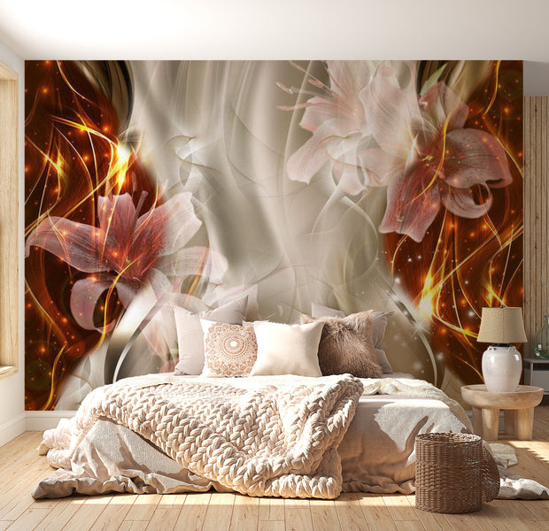 Glam Wallpaper Wall Mural - Golden Comet 39"Wx27"H