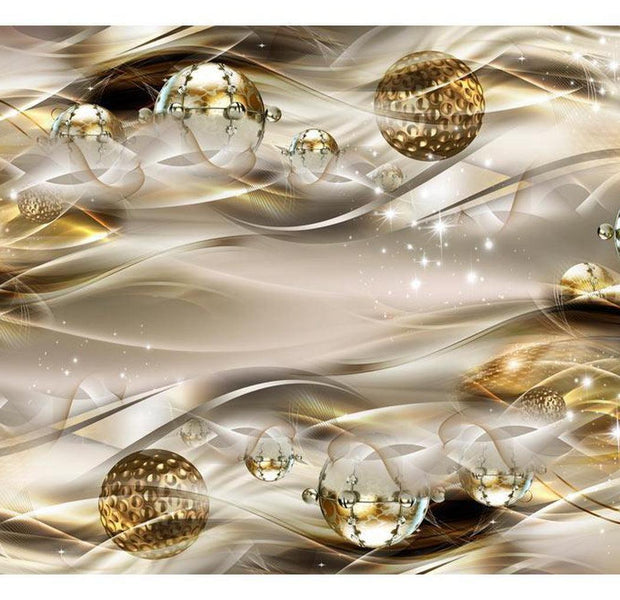 Glam Wallpaper Wall Mural - Golden Nebula
