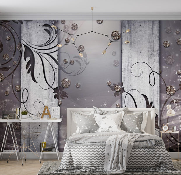 Glam Wallpaper Wall Mural - Night Of The Fireflies 39"Wx27"H