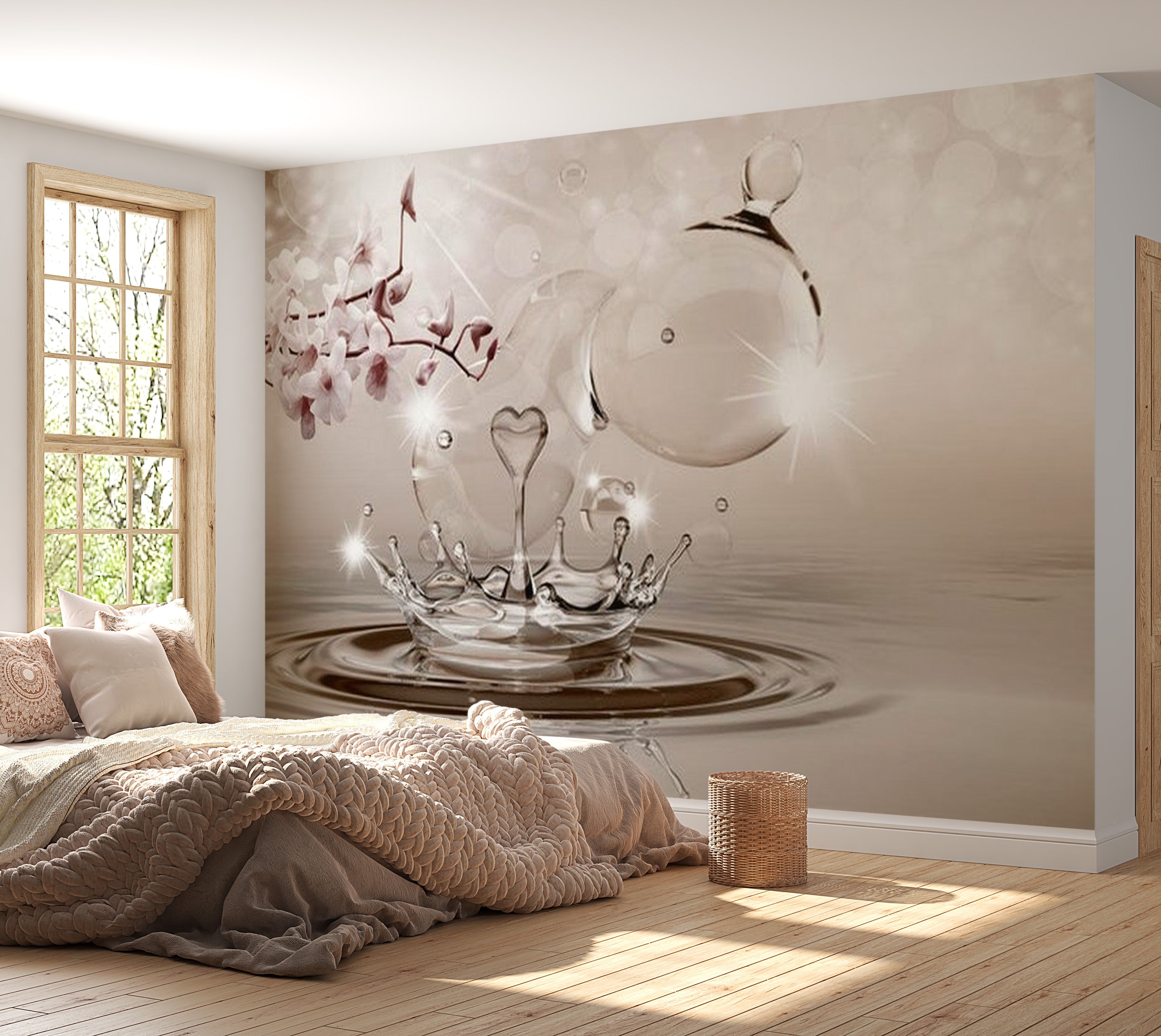 Glam Wallpaper Wall Mural - Nature Of Love 39"Wx27"H