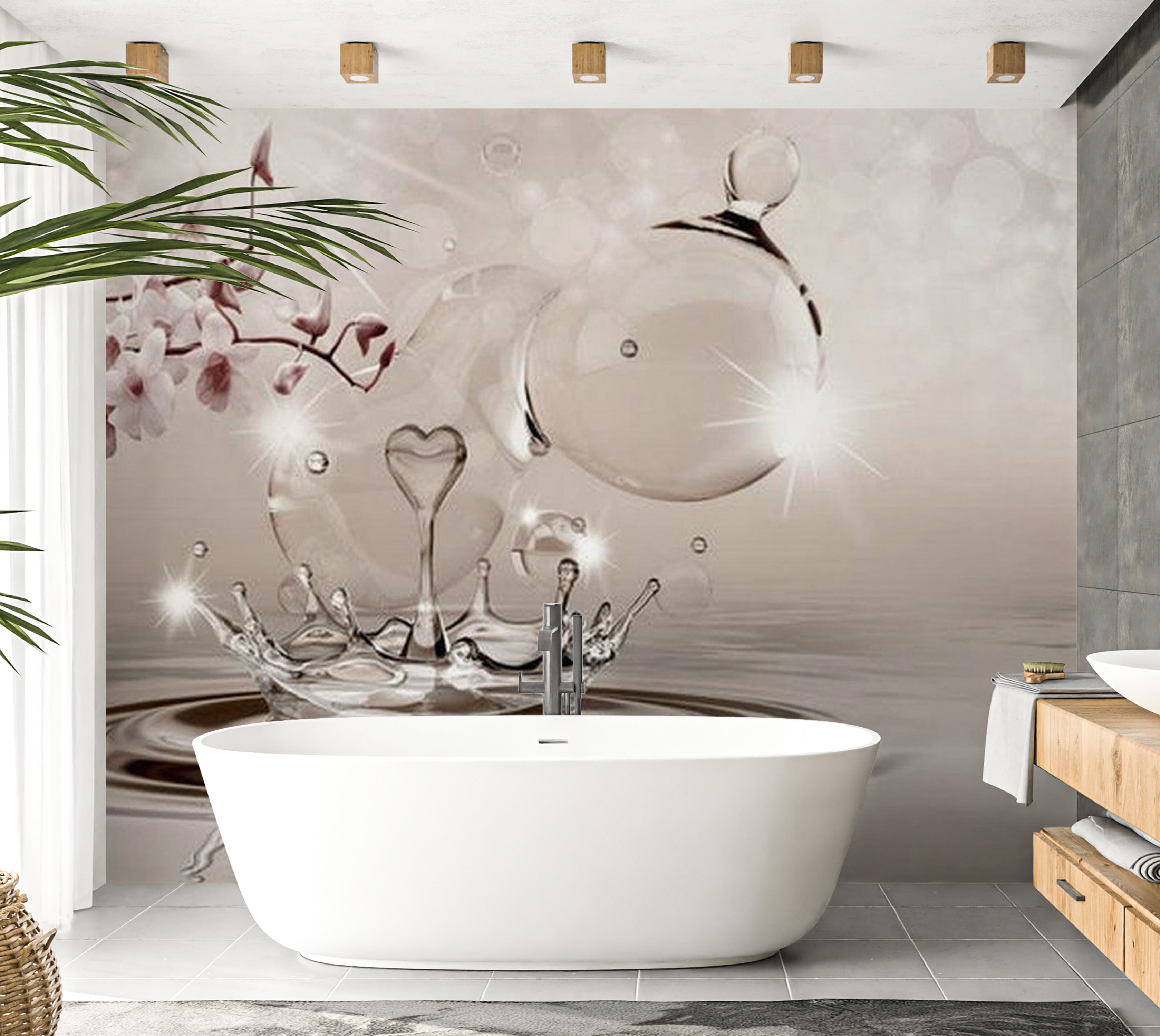 Glam Wallpaper Wall Mural - Nature Of Love 39"Wx27"H