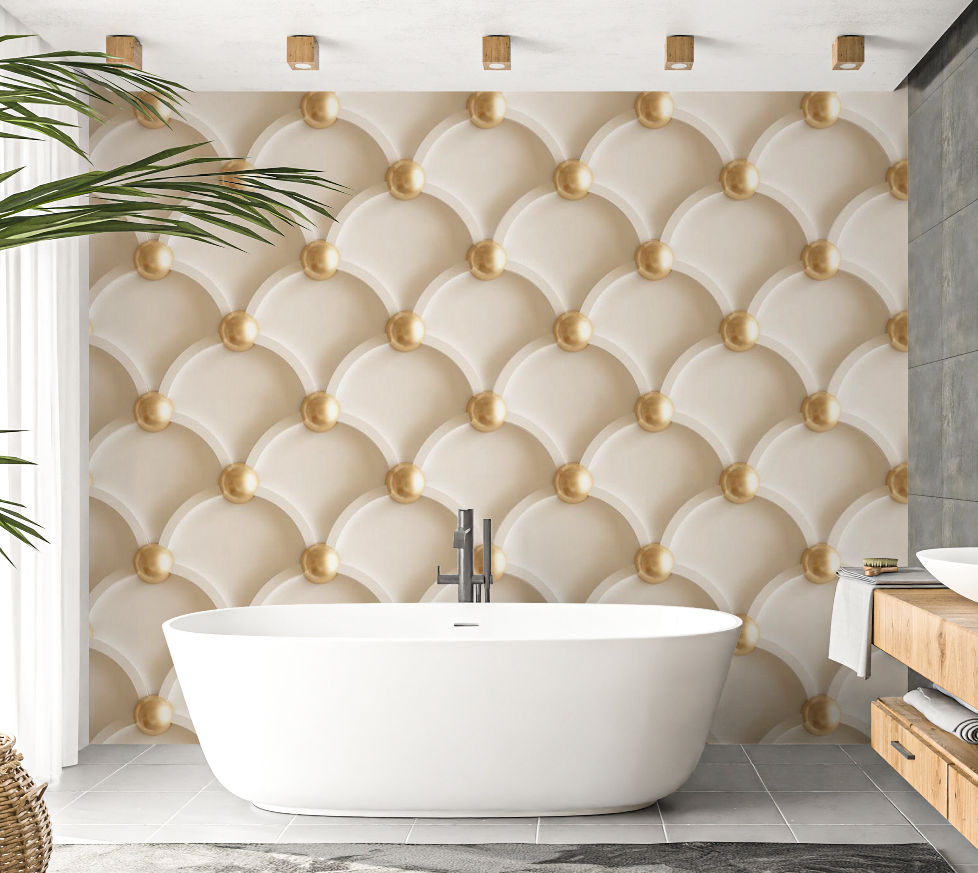 Glam Wallpaper Wall Mural - Perfect Harmony 39"Wx27"H