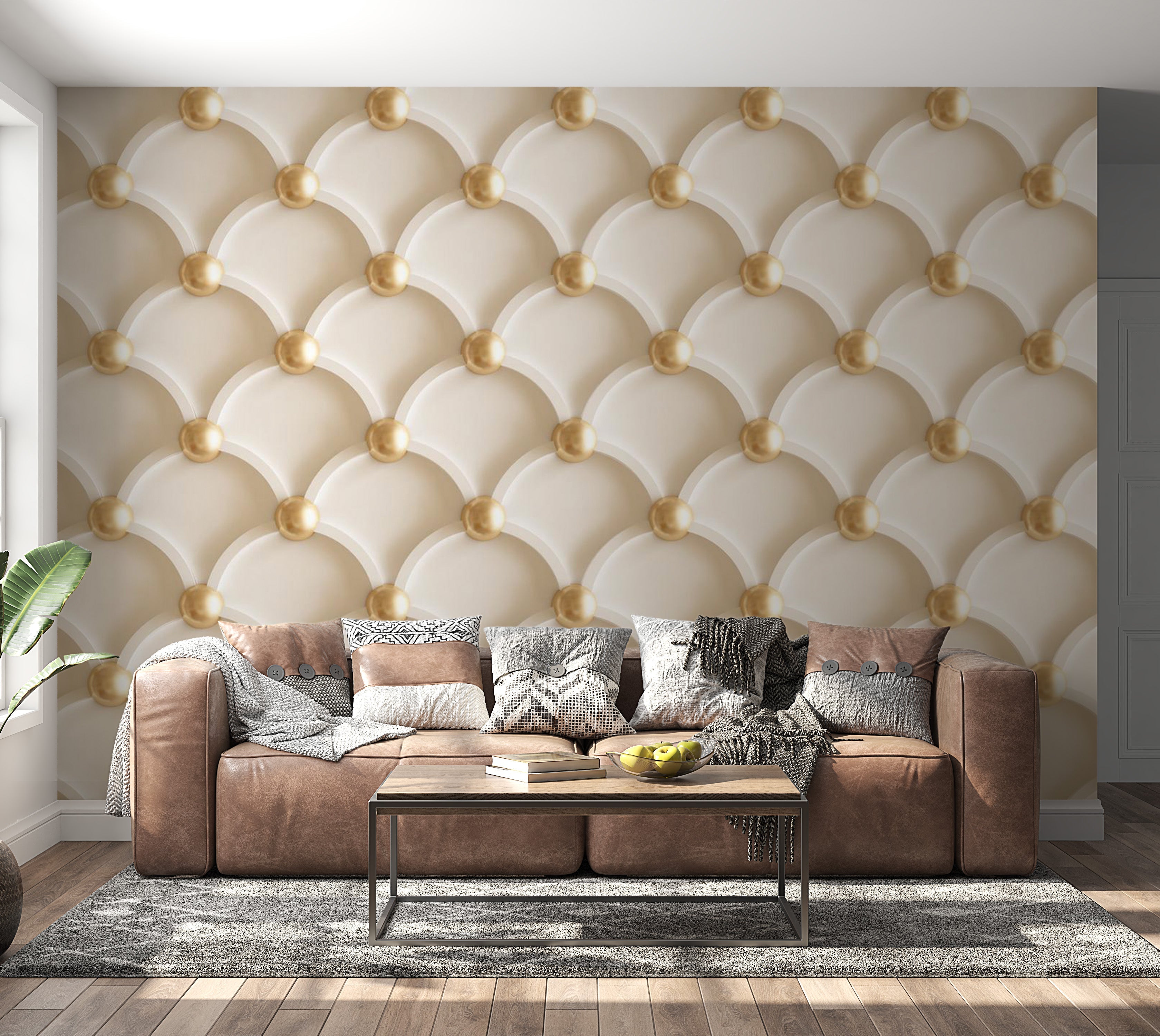 Glam Wallpaper Wall Mural - Perfect Harmony 39"Wx27"H