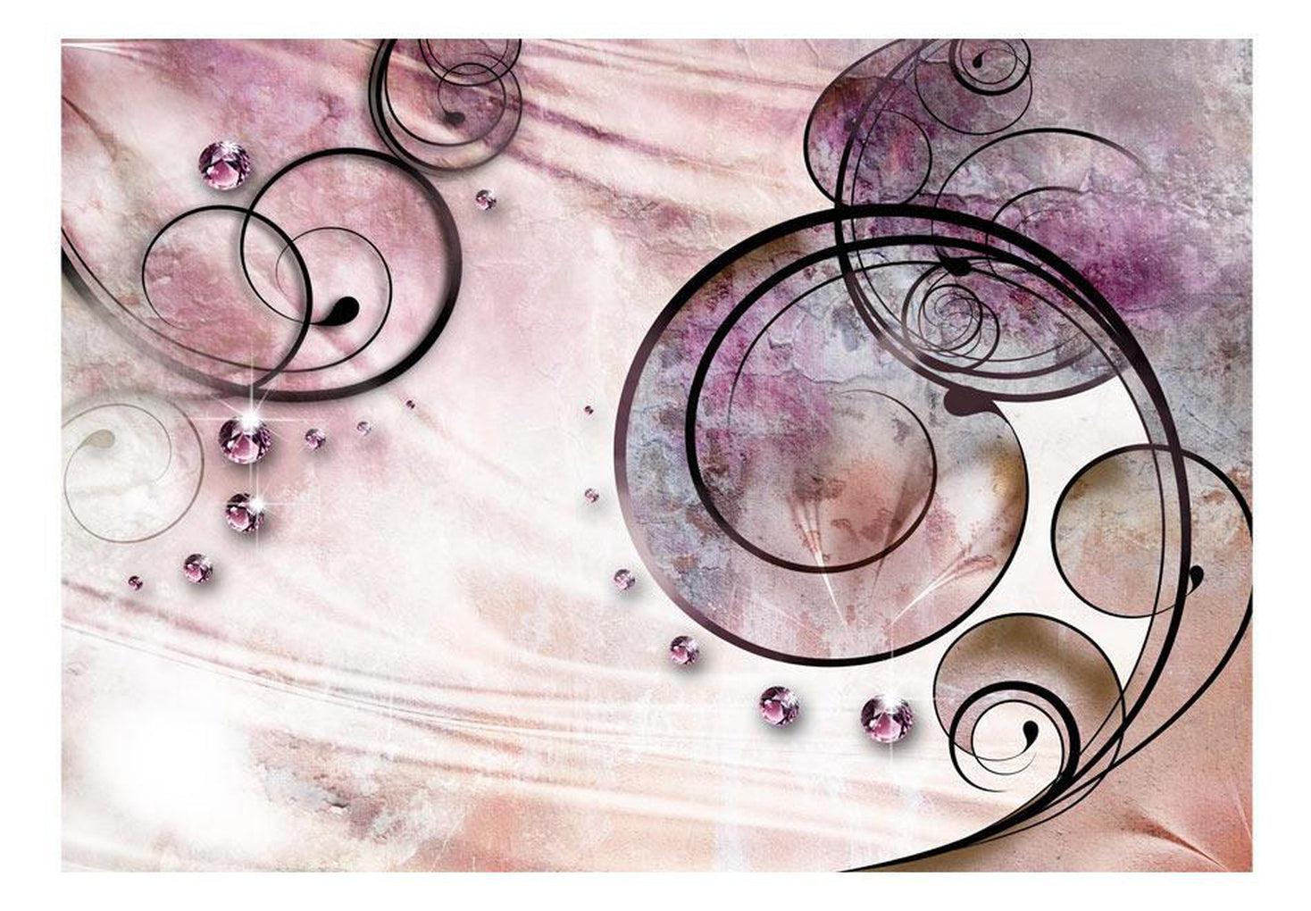 Glam Wallpaper Wall Mural - Pink Rhapsody