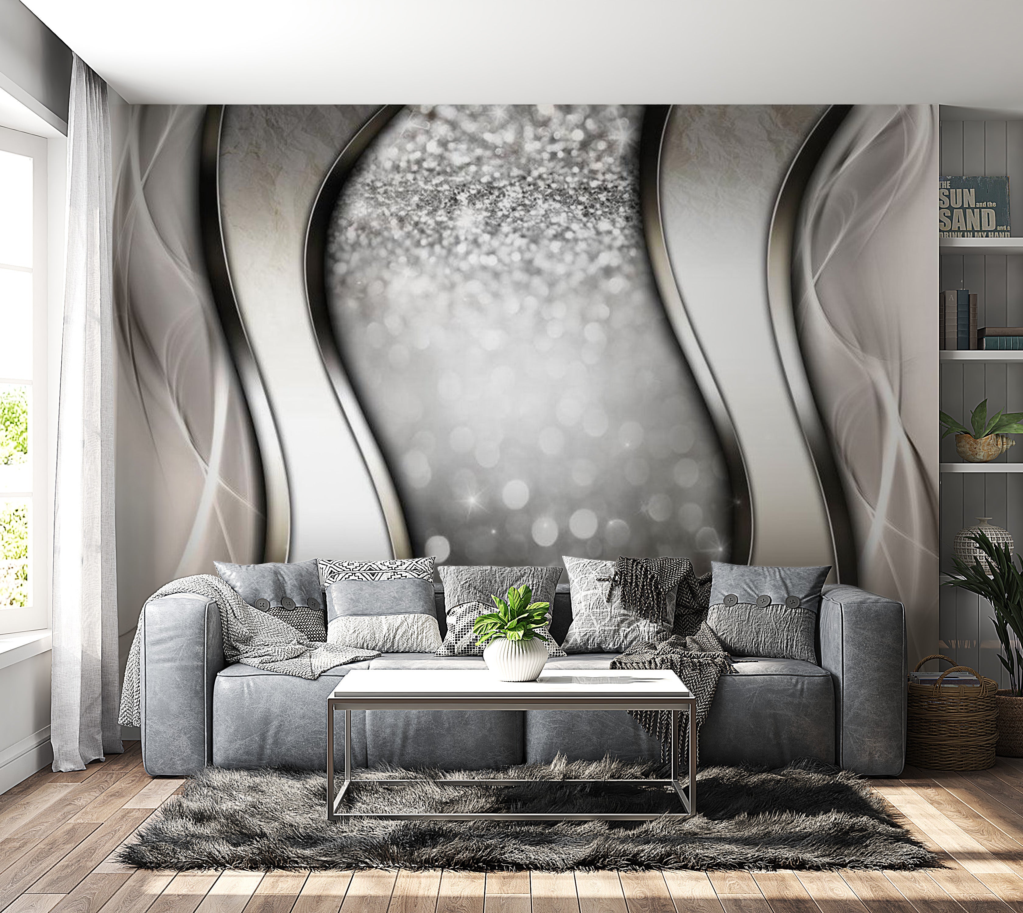 Glam Wallpaper Wall Mural - Pixie Dust 39"Wx27"H