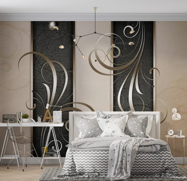 Glam Wallpaper Wall Mural - Romantic Duet 39"Wx27"H