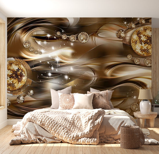 Glam Wallpaper Wall Mural - Space Disco 39"Wx27"H