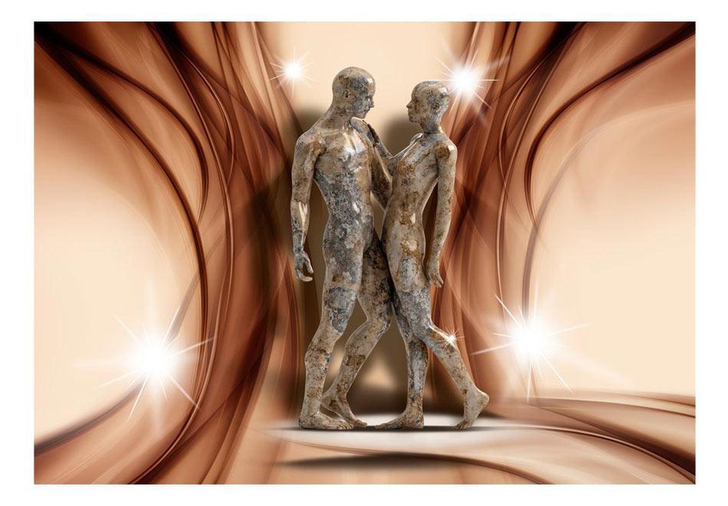 Glam Wallpaper Wall Mural - Stone Couple