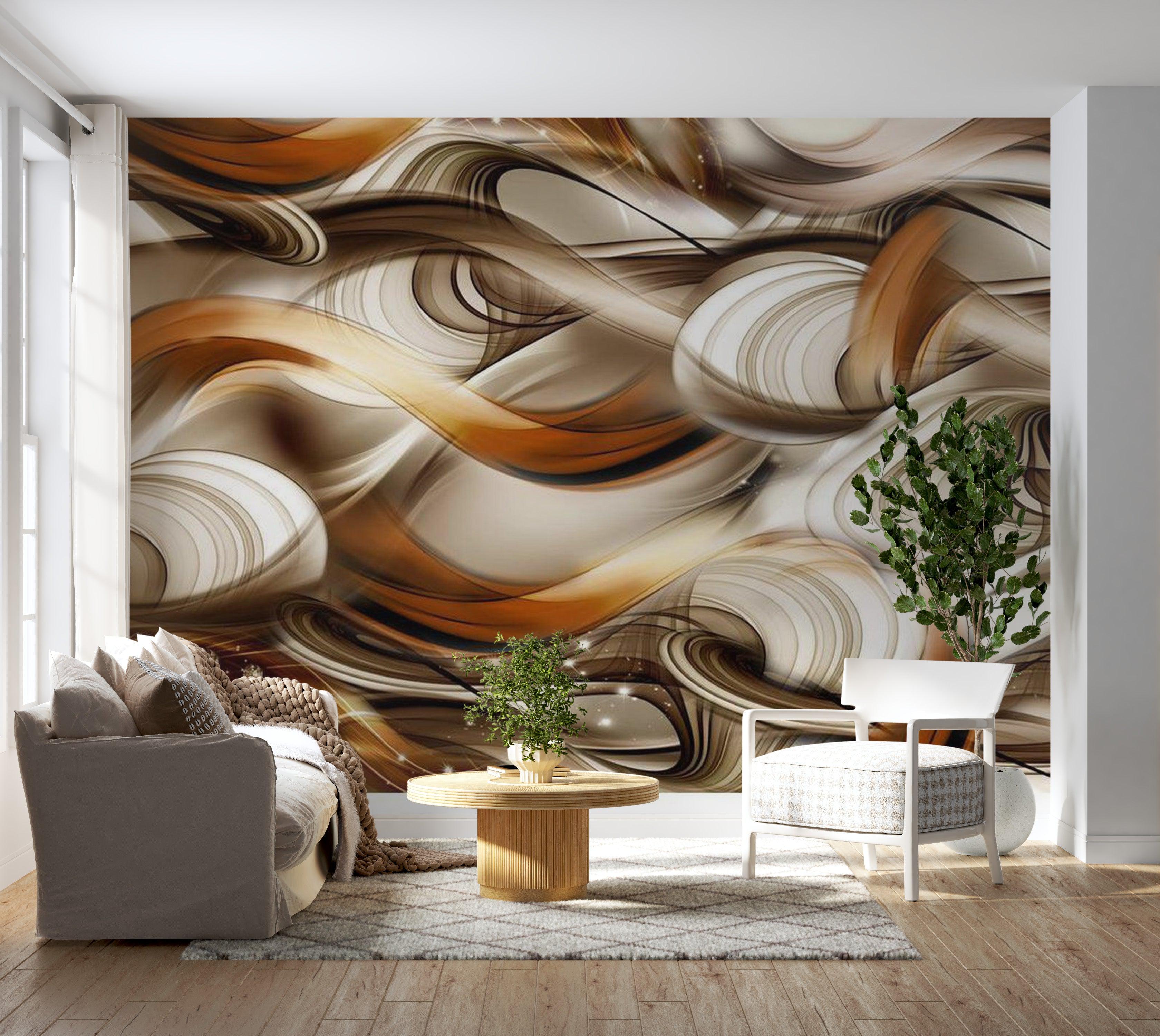 Glam Wallpaper Wall Mural - Tangled Madness