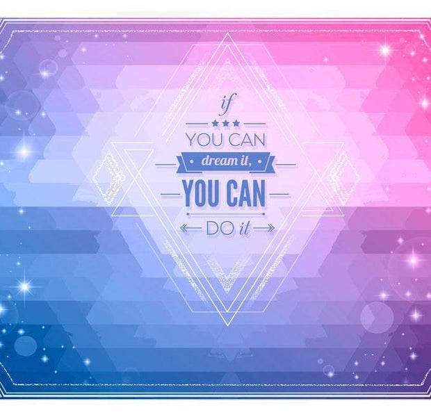 Glam Wallpaper Wall Mural - You Can Do It