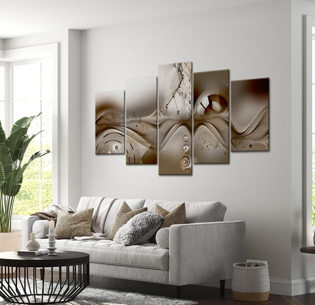 Glamour Canvas Wall Art - Artistic Disharmony - 5 Pieces