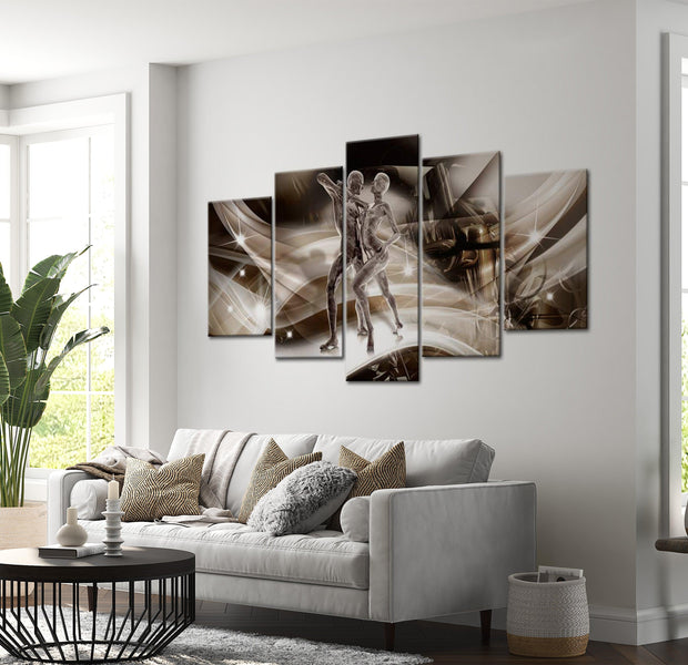 Glamour Canvas Wall Art - Galaxy Of Dance - 5 Pieces