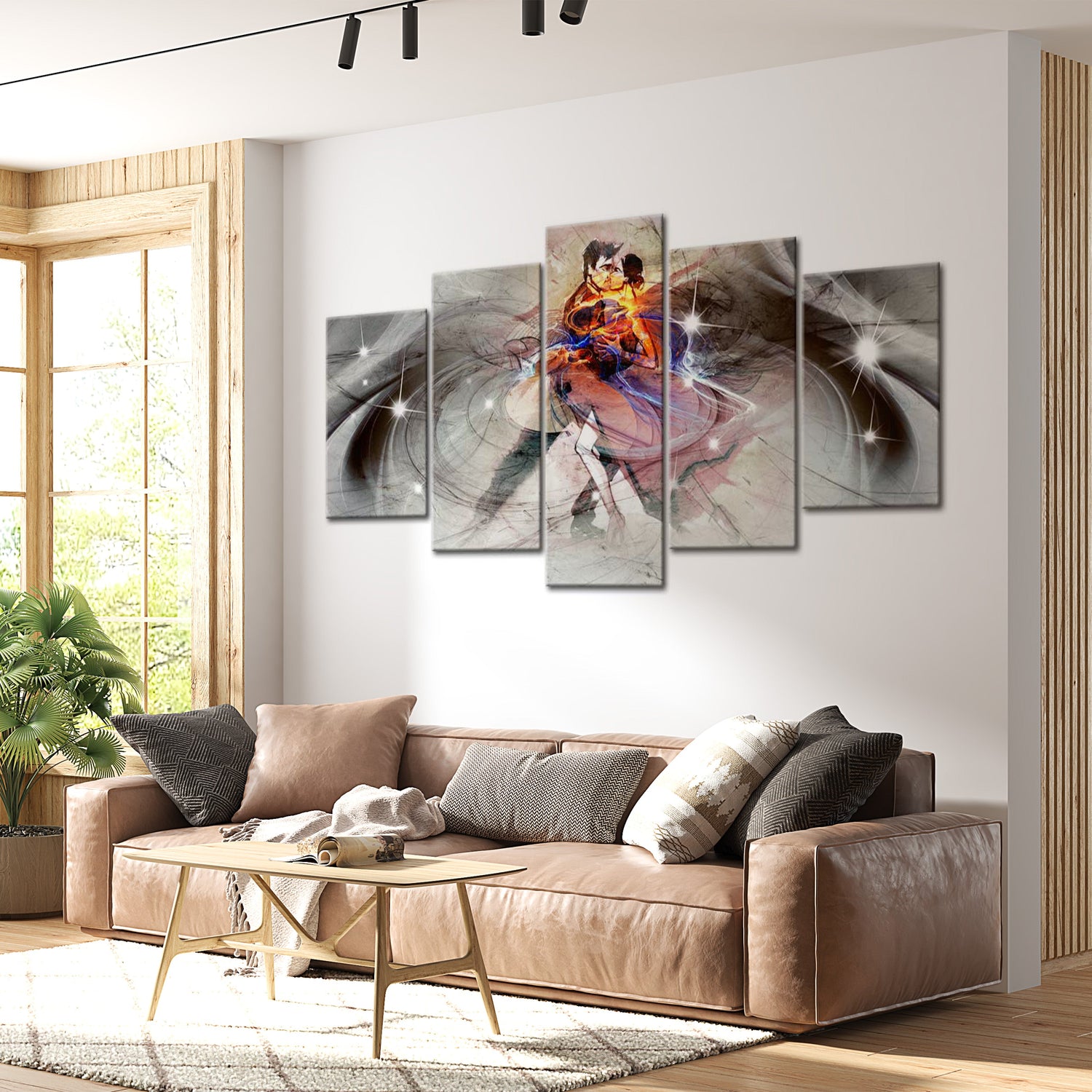 Glamour Canvas Wall Art - Madness Of Love - 5 Pieces