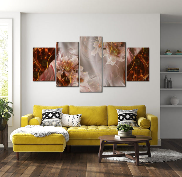 Glamour Canvas Wall Art - Stellar Storm - 5 Pieces