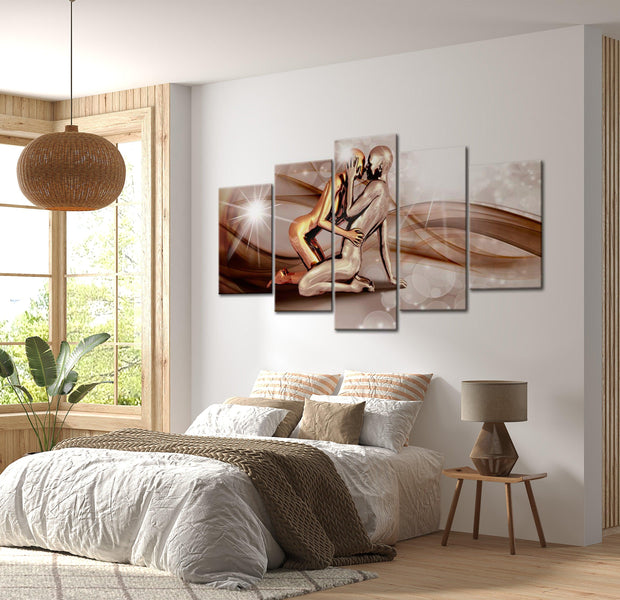 Glamour Canvas Wall Art - Waves Of Love - 5 Pieces