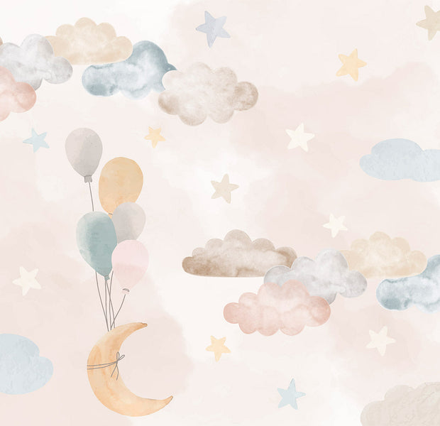 Kids Wallpaper Wall Mural - Fairy Tale Sky