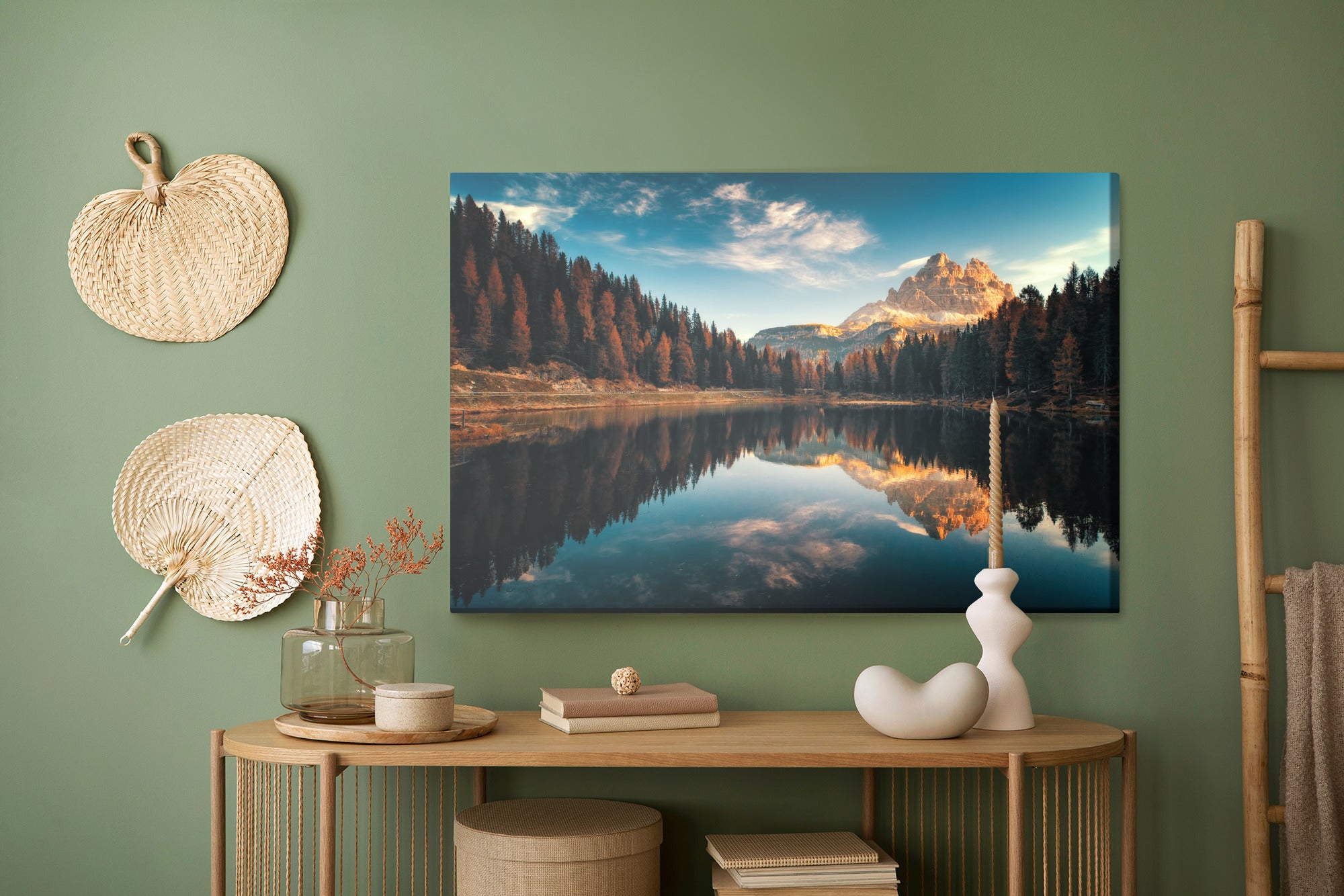 Canvas print Lake Antorno, Italy