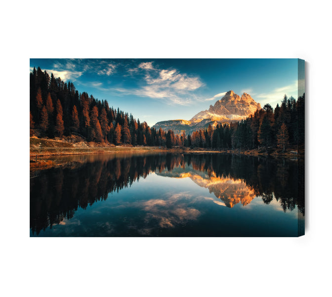 Canvas print Lake Antorno, Italy
