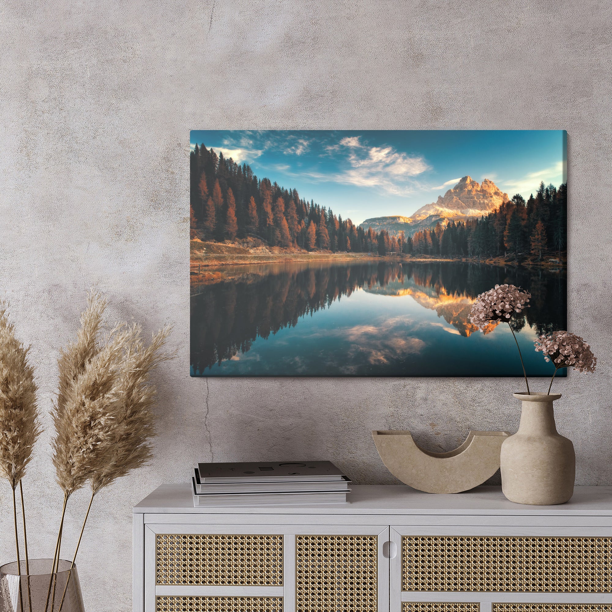 Canvas print Lake Antorno, Italy