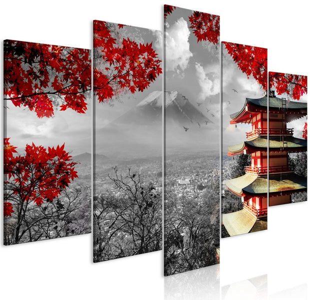 Stretched Canvas Places - Japanese Adventure Wide-Tiptophomedecor