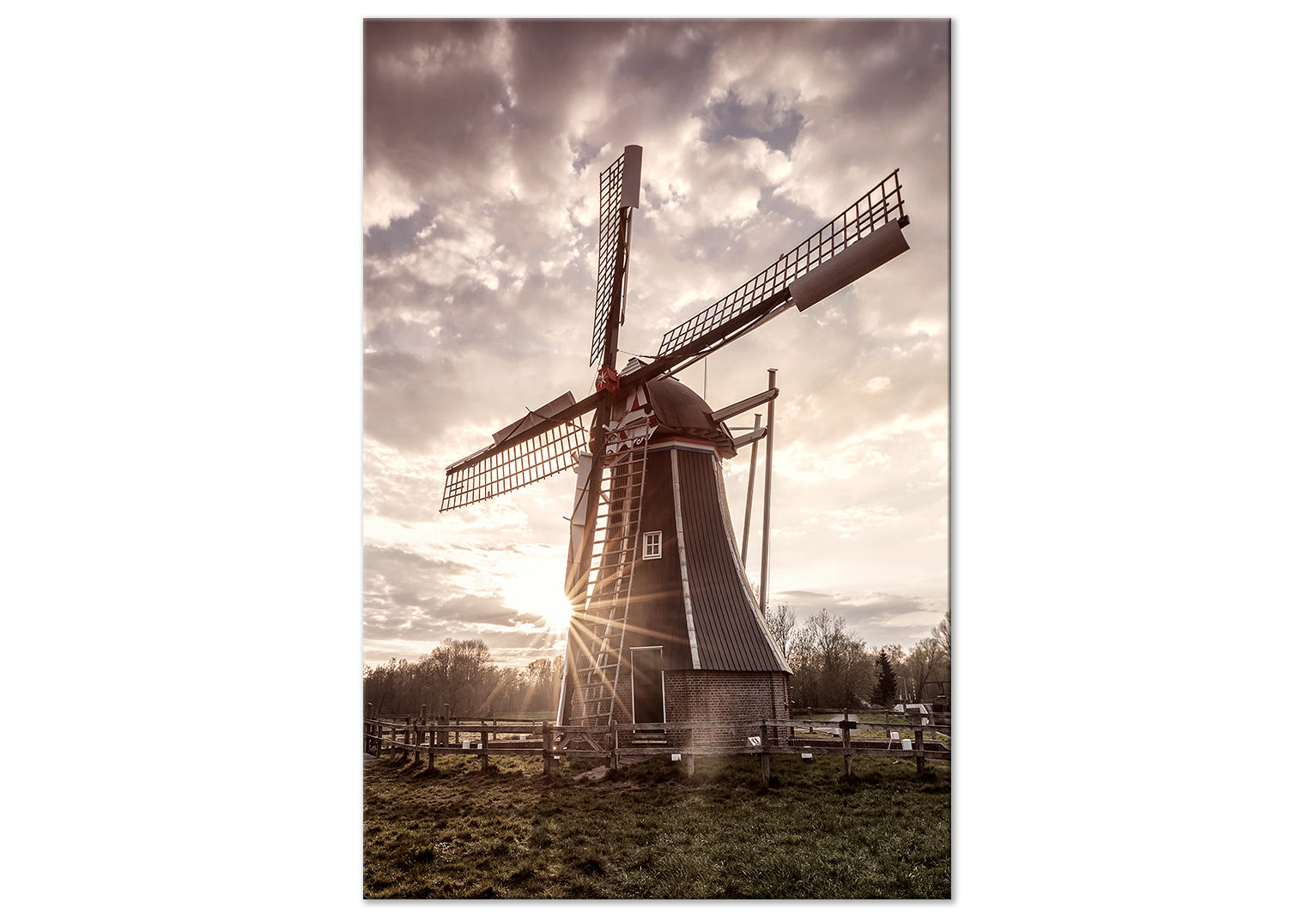 Landscape Canvas Wall Art - Wind of Memories