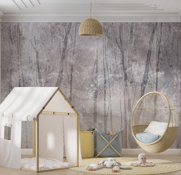 Landscape Wallpaper Wall Mural - Eternal Forest 39"Wx27"H / Regular