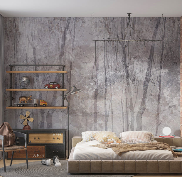 Landscape Wallpaper Wall Mural - Eternal Forest 39"Wx27"H / Regular