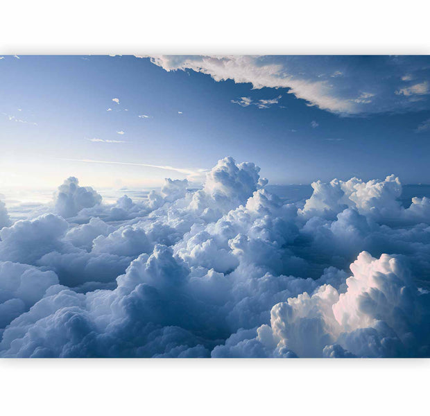 Nature Wallpaper Wall Mural - Fluffy Cloud Formations
